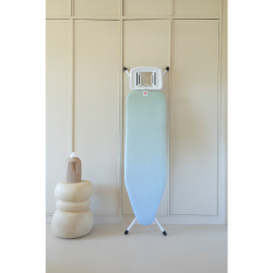 Brabantia Strygebr�t B. m. Holder, hvidt stel - Soothing Sea