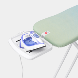 Brabantia Strygebr�t B. m. Holder, hvidt stel - Soothing Sea