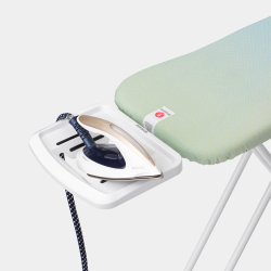 Brabantia Strygebr�t B. m. Holder, hvidt stel - Soothing Sea