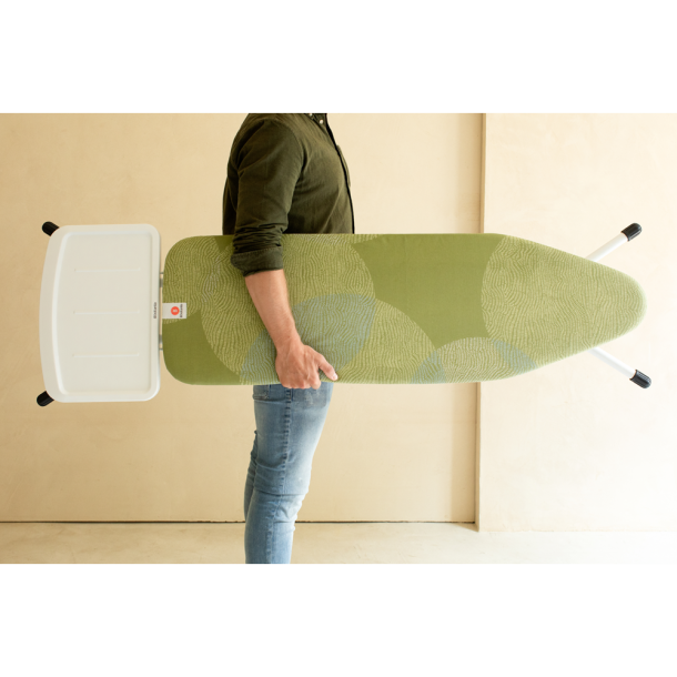 Brabantia Strygebrt 124 x 38 - 25 mm ben/White m/holder - Calm Rustle