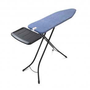 Brabantia Ironing Board 124 X 38 - 25 Mm Leg / Black M / Holder - Denim Blue