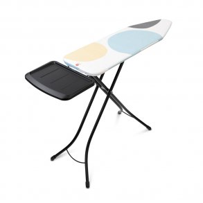 Brabantia Ironing Board 124 X 38 - 25 Mm Ben / Black T / Dampst. - Spring Bubbles