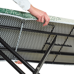 Brabantia Strygebrt C 124 x 45 cm Sort stel -  Til Dampstrygejern Fairtrade bomuld - New Dawn