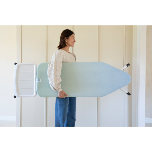 Brabantia Strygebrt C 124 x 45 cm hvidt stel - 25mm ben t/dampst. - Soothing Sea