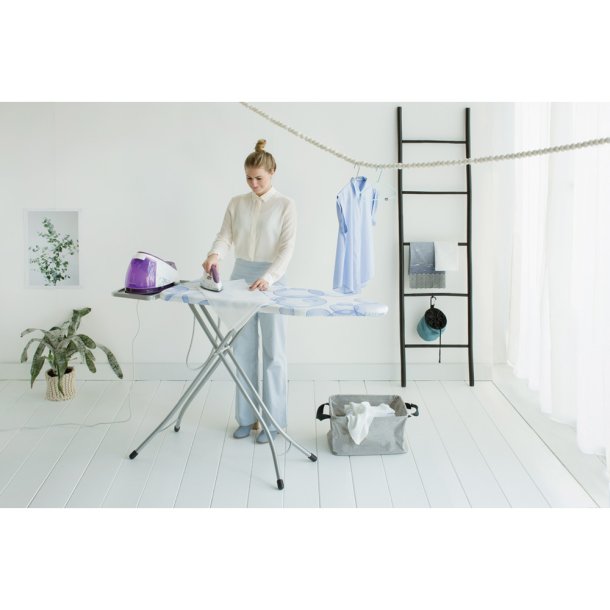 Brabantia Strygebr�t 124 X 45 T/Dampst. Bubbles - Perfect flow