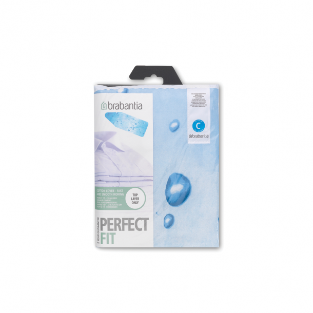 Brabantia Strygebrtbetrk m. 2 mm Skum 124 x 45 cm - Mrke C