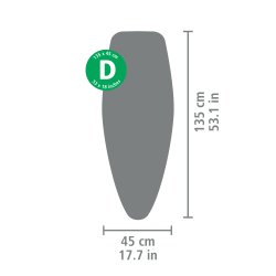 Brabantia Betr�k D 135 X 45  4 Mm Skum 4 Mm Filt - Titan Oval