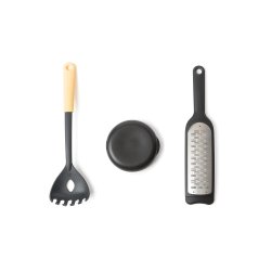 Brabantia Spaghetti Chef S�t m/ Ske, Rivejern, og Pizzakniv