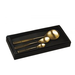 Just Slate Skeer i guld, st m/3 stk