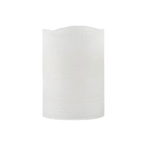 Be On Fire LED Bloklys H. 10 cm M. Timer - Hvid