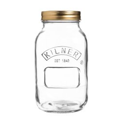 Kilner Sylteglas 1 Liter - Rund