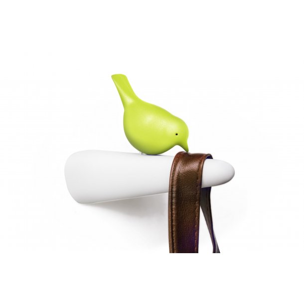 Qualy Hook Picky Sparrow Vit / Grn