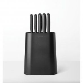Brabantia Knife block with 5 knives - Dark Gray