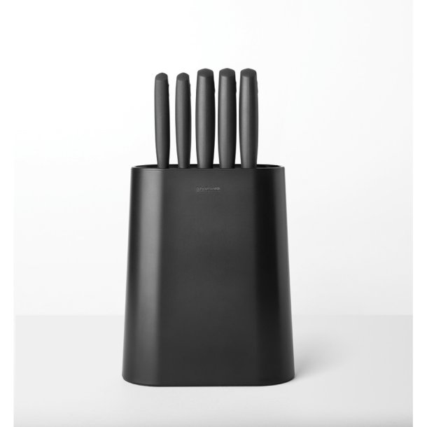 Brabantia Knivblok med 5 knive - M�rk Gr�