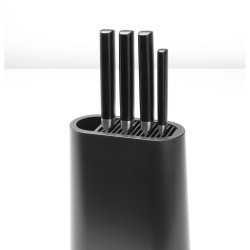 Brabantia Knivblok Med K�kkenredskabsholder - Dark Grey