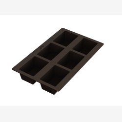L&eacute;ku&eacute; Skolebr�dsform t/6 sm� br�d brun