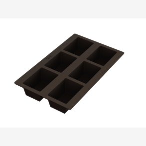 L&eacute;ku&eacute; Skolebr�dsform t/6 sm� br�d brun