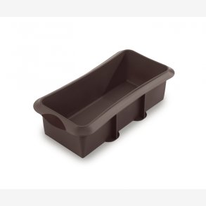 L�ku� Aflang bageform 25cm brun
