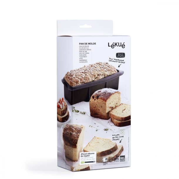 L�ku� Aflang bageform 25cm brun