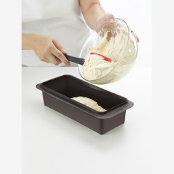 L�ku� Aflang bageform 25cm brun