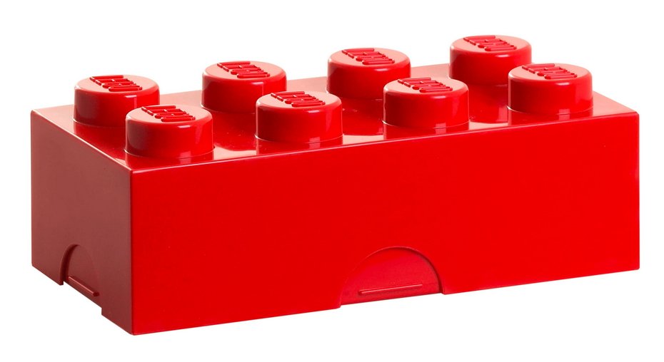 LEGO Madkasse 8 - Rød - - NiceBuy.dk