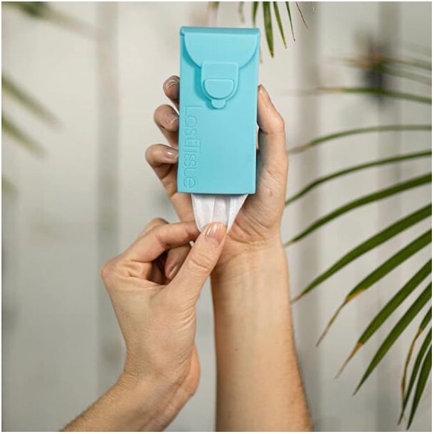 LastTissue - kologiske Genanvendelige Lommetrklder - Palm Green (6 stk)