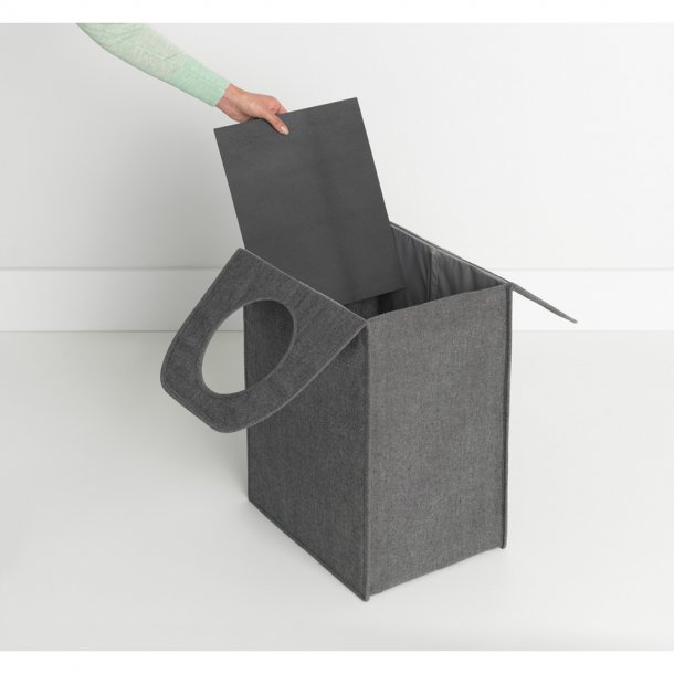 Brabantia Vasketjs taske Rectangular, 55 Liter Pepper Black