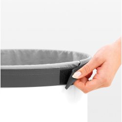 Brabantia Vasket�jskurv, 35 Liter, Kork L�g Hvid
