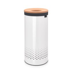 Brabantia Vasket�jskurv, 35 Liter, Kork L�g Hvid