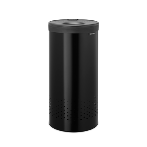 Brabantia Vasketøjskurv 35 ltr. Dark Grey låg - Matt Black