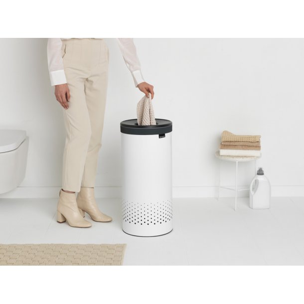 Brabantia Vasketjskurv 35 Liter Hvid