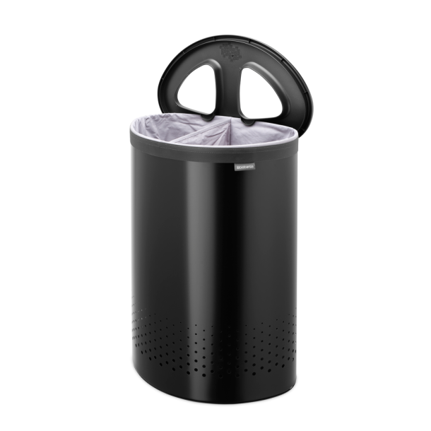 Brabantia Vasketjskurv Selector 55 ltr. Dark grey lg - Matt Black