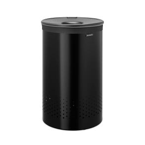  Brabantia Vasketøjskurv 60 ltr. Grå låg - Sort
