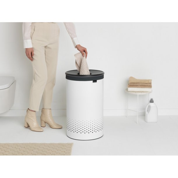 Brabantia Vasketjskurv 60 Liter Hvid