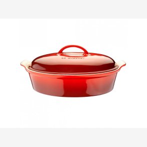 Le Creuset Heritage oval stegeso 2,9 Liter - 36 cm - R�d