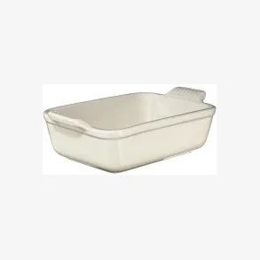 Le Creuset Heritage rektangul�rt fad L:24/19 x B:15,5cm Creme