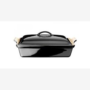 Le Creuset Heritage rektangul�rt fad m/l�g 2,9 Liter - 33 cm Black