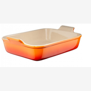 Le Creuset Heritoge rektangul�rt fad 24/19 X B.15,5cm Volcanic