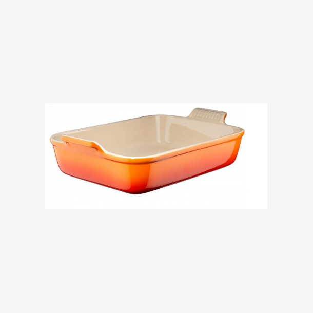 Le Creuset Heritoge rektangul�rt fad 24/19 X B.15,5cm Volcanic