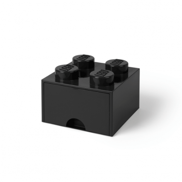 Lego Skuffe Opbevaringsklods Med 1 Skuffe 4 Sort