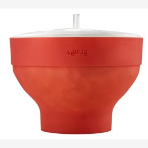 L�ku� Popcorn Maker Til Mikroovn - R�d