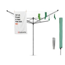 Brabantia T�rrestativ Lift-O-Matic 50 Mtr. med Metal Jordspyd og Cover