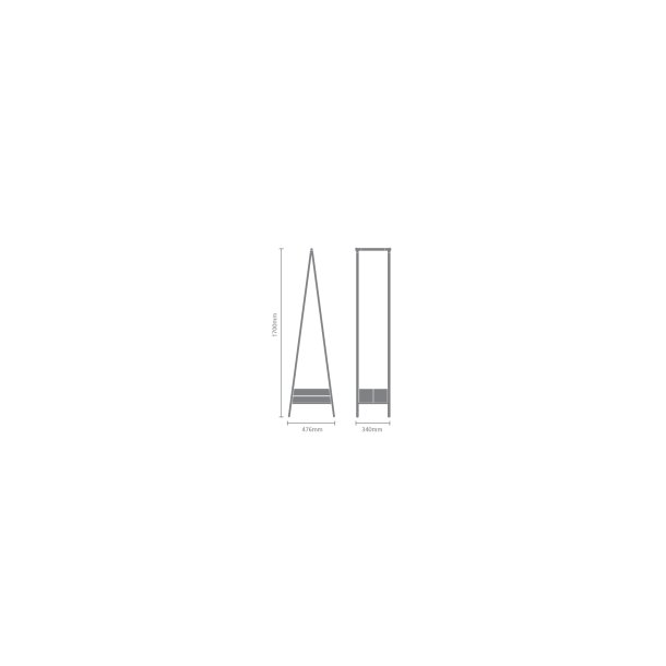 Brabantia Linn Garderobe Stativ Kompakt - White