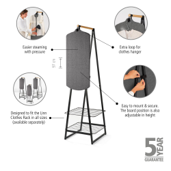 Brabantia Linn Steaming brdt - Pepper Black