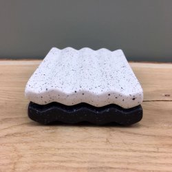 Wawe - Keramik Sbeskl - Hvid Mist