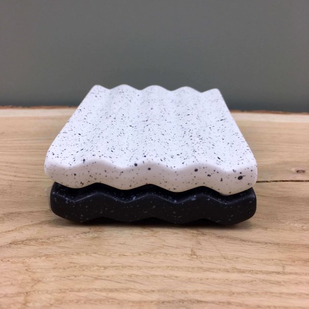 Wawe - Keramik Sbeskl - Hvid Mist