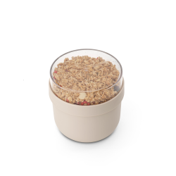 Brabantia Make &amp; Take Morgenmadssk�l, 0,5L - Soft Beige