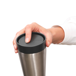 Brabantia Make &amp; Take Isoleret kop, Lille, 0.2L - Dark Grey