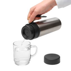 Brabantia Make &amp; Take Isoleret flaske, 0.5L - Dark Grey