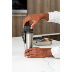 Brabantia Make &amp; Take Isoleret flaske, 0.5L - Dark Grey